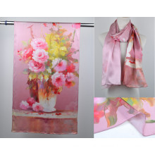 Digital Printed Silk Shawls (13-BR110303-1)